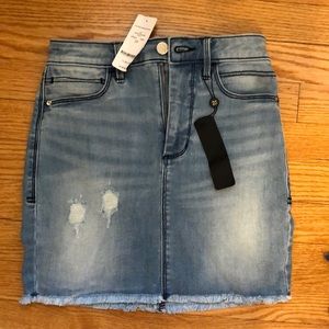 Brand new Bebe denim skirt